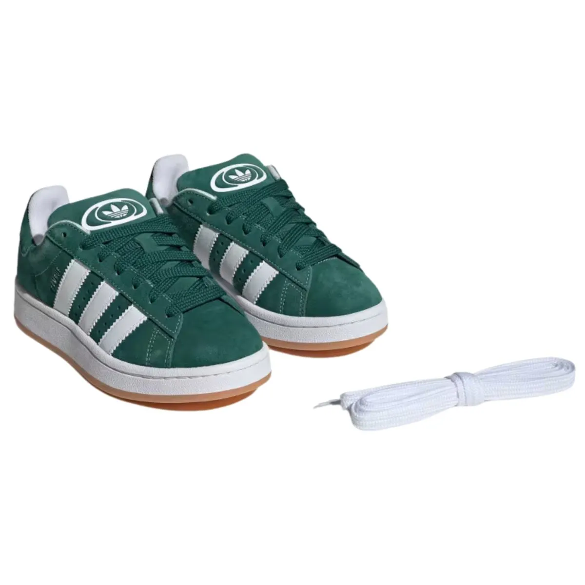 Adidas Jungen (Schulkind) Campus 00s Dunkelgrün/Wolkenweiß/Off White