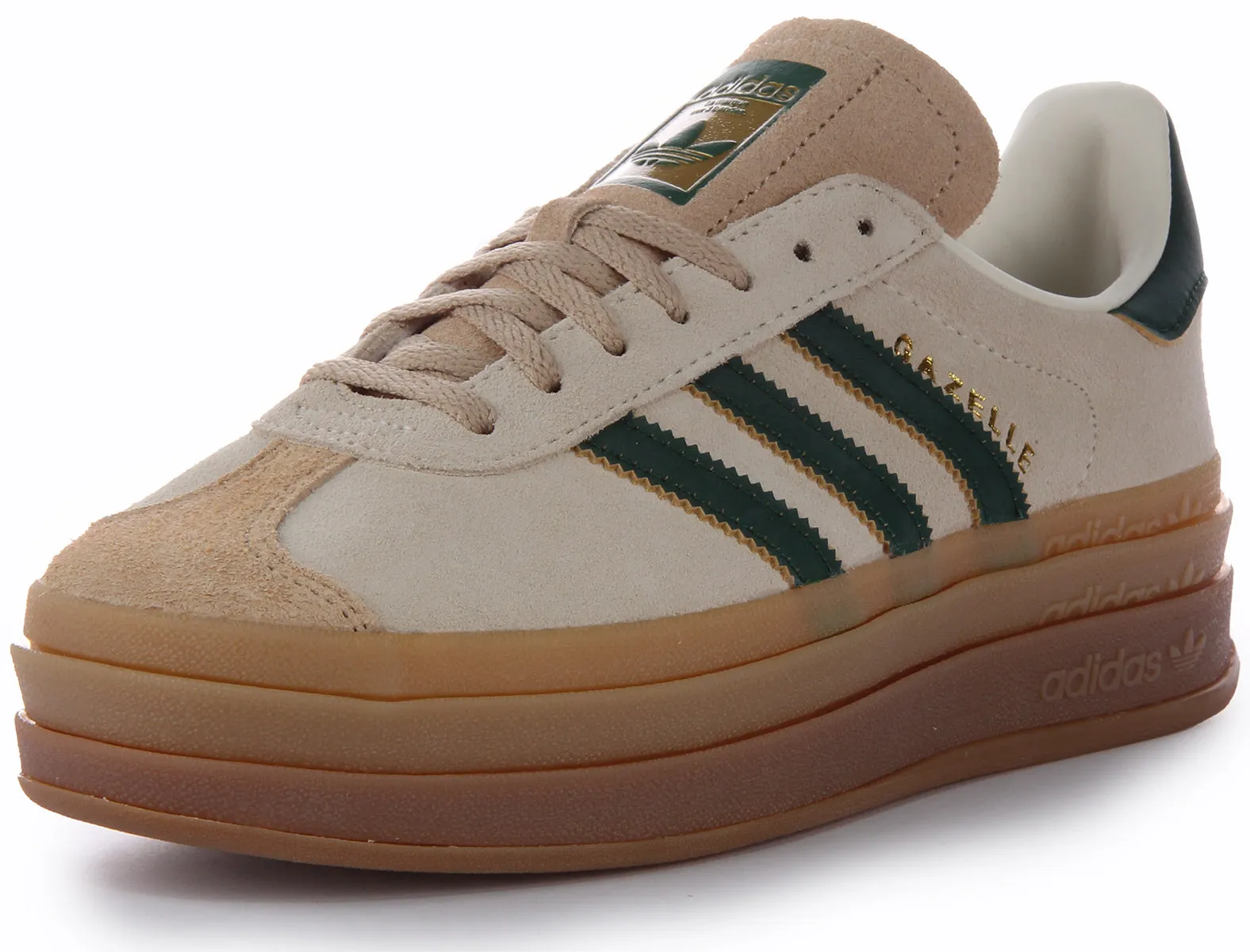 Adidas Gazelle in Weiß Grün für Damen Schuhe Adidas