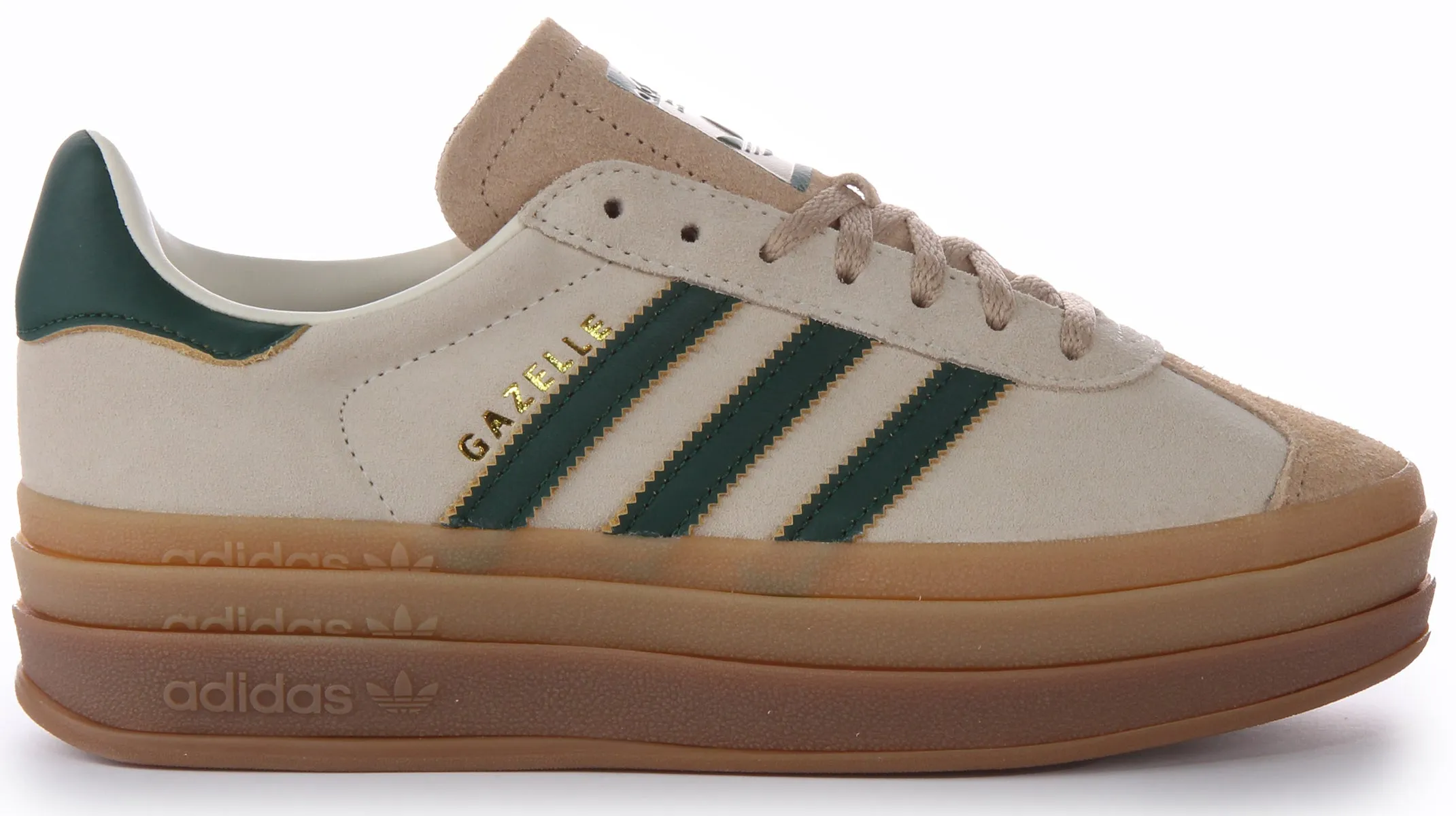Adidas Gazelle in Weiß Grün für Damen Schuhe Adidas