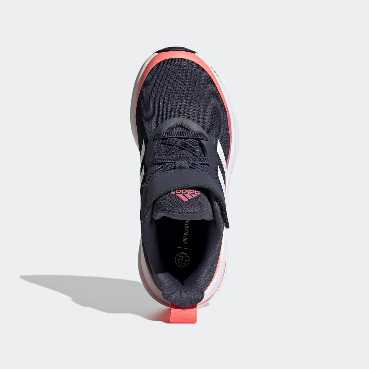 adidas Kids Fortarun Laufschuhe mit elastischen Schnürsenkeln und Riemchen