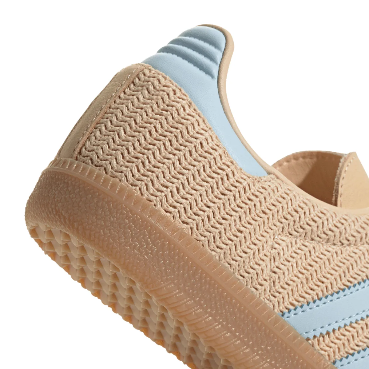 Adidas Damen Samba OG Core Schwarz/Sand Strata/Himmelblau