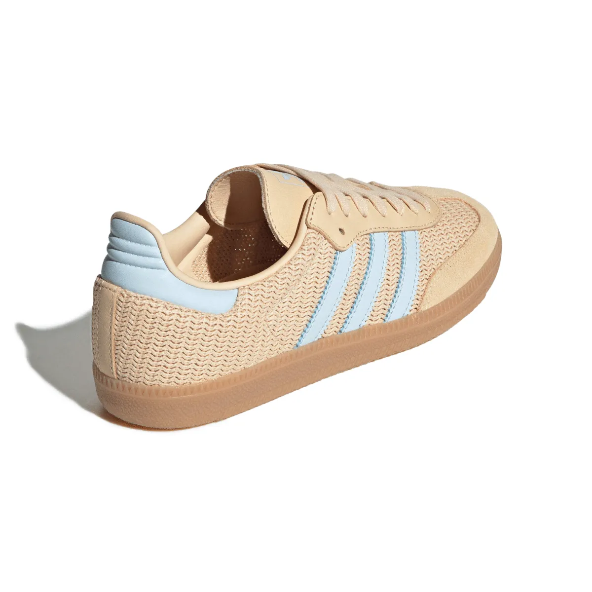 Adidas Damen Samba OG Core Schwarz/Sand Strata/Himmelblau