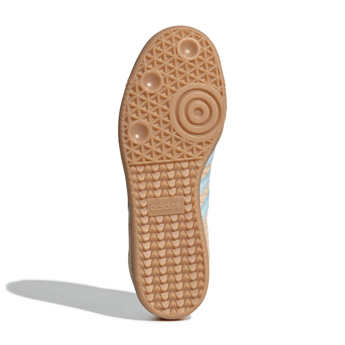 Adidas Damen Samba OG Core Schwarz/Sand Strata/Himmelblau