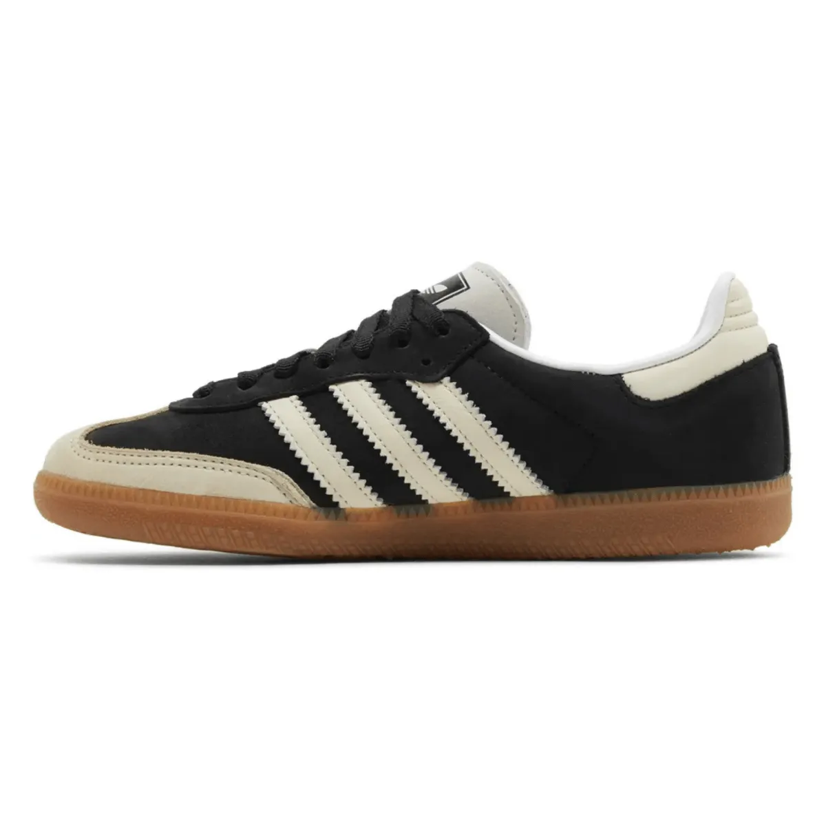 Adidas Damen Samba OG Kernschwarz/Wunderweiß/Silber Metallic