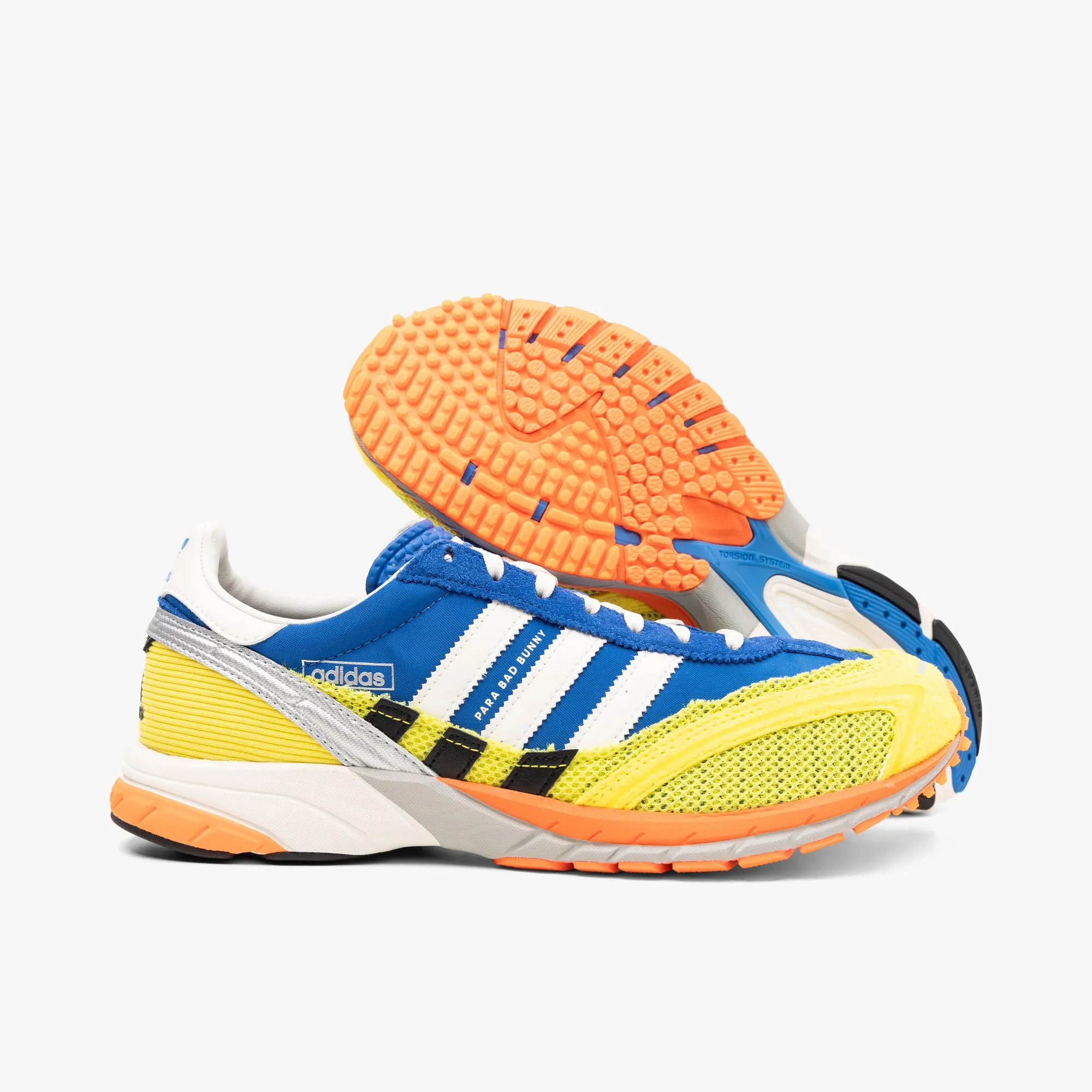 adidas x Bad Bunny Adizero SL 72 Blau / Schockgelb