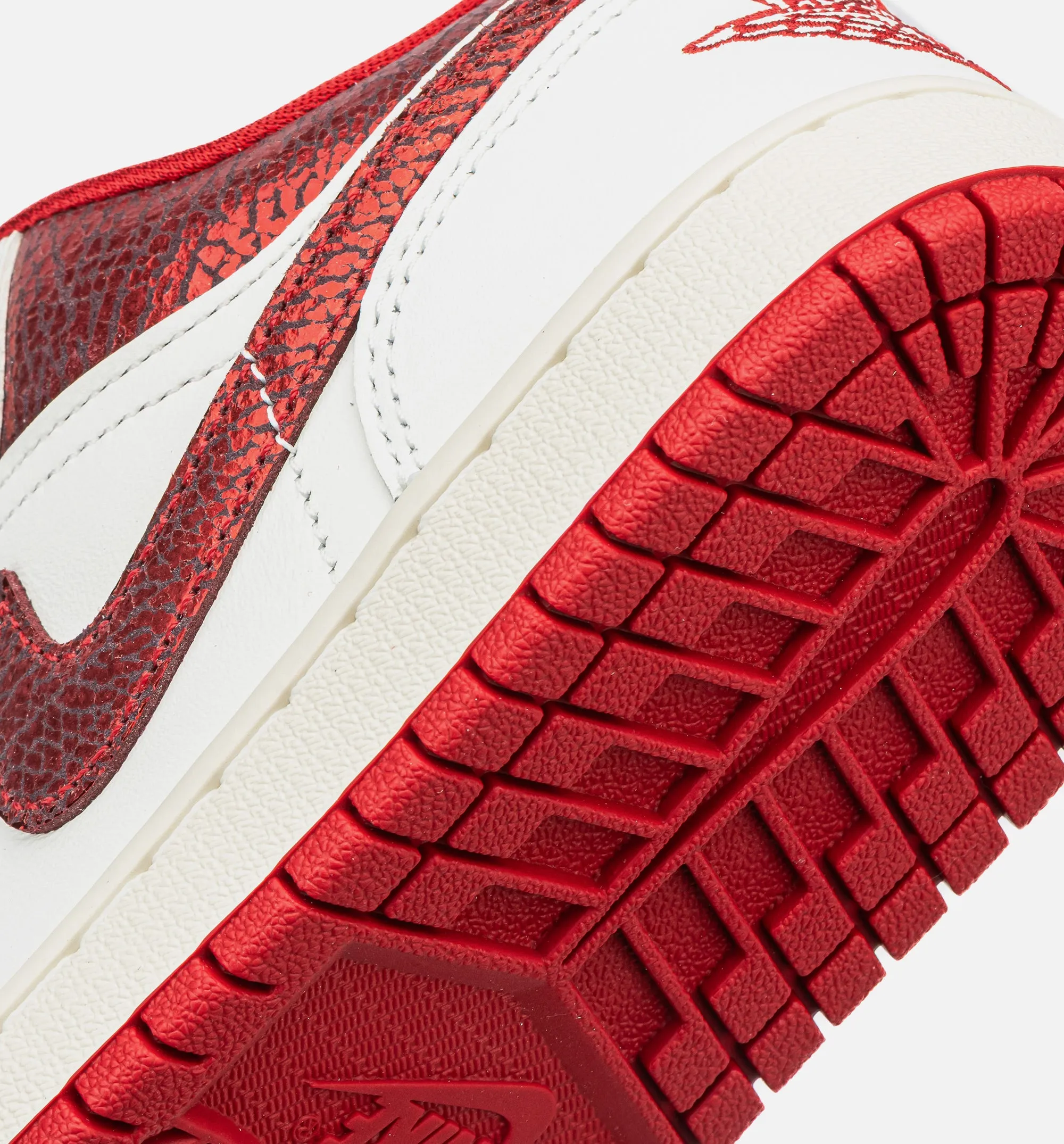 Air Jordan 1 Low SE Damen Lifestyle-Schuh - Segeltuch/Varsity Rot/Team Rot
