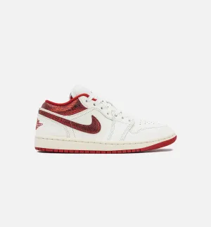 Air Jordan 1 Low SE Damen Lifestyle-Schuh - Segeltuch/Varsity Rot/Team Rot