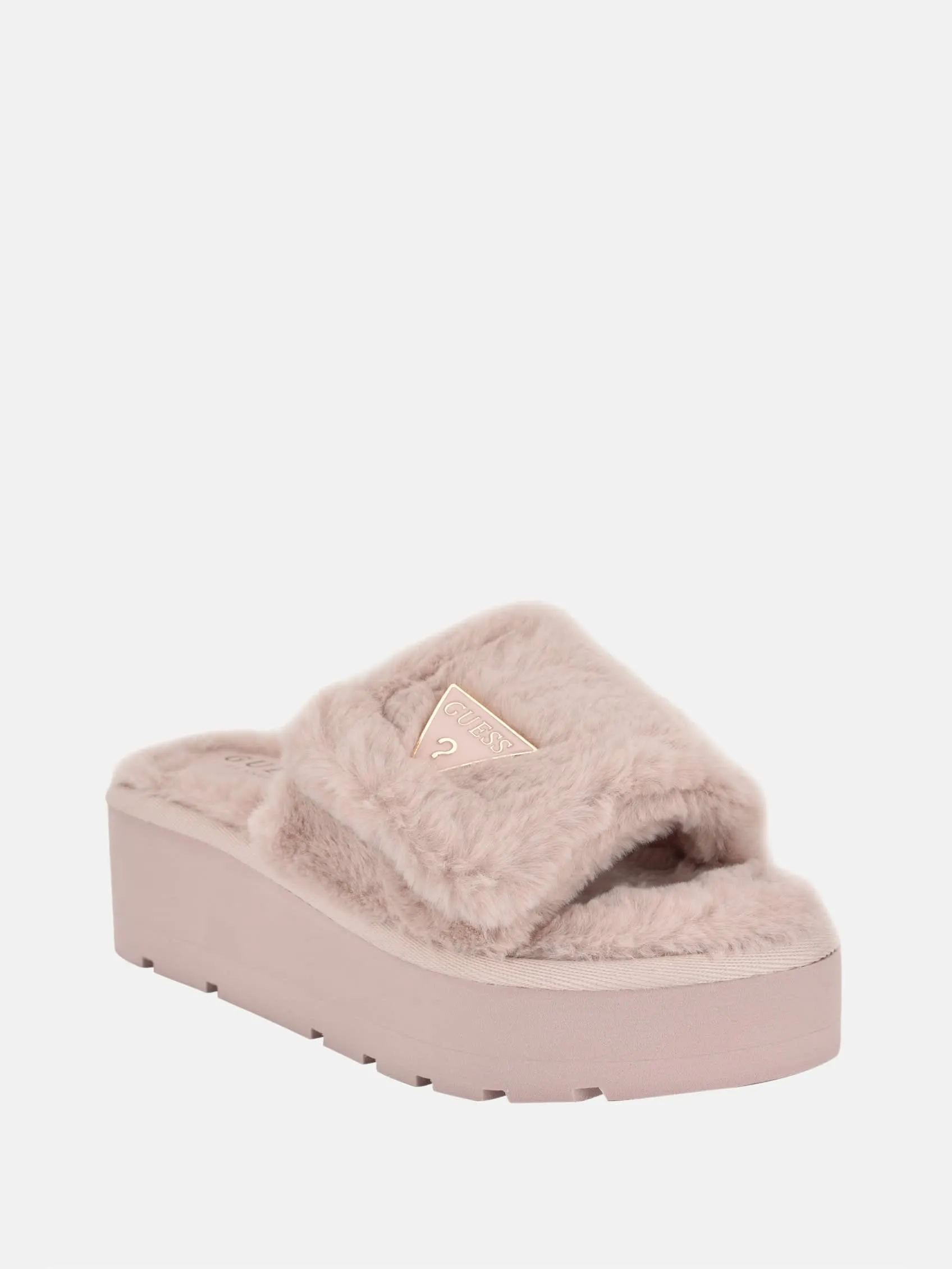 Alista Plateau-Sandalen mit Kunstfell von Hey Dude