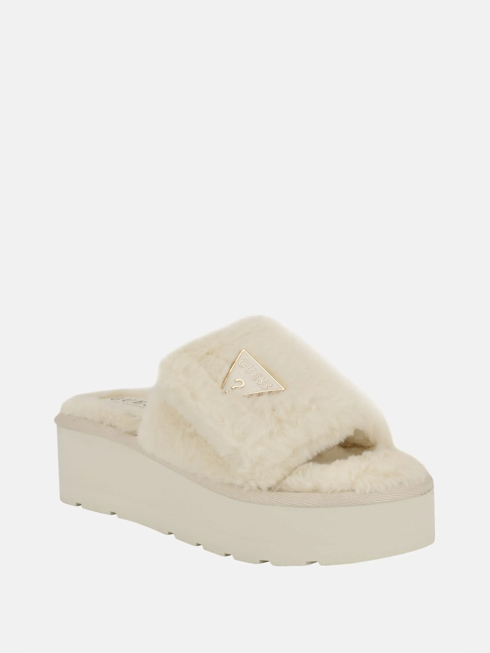 Alista Plateau-Sandalen mit Kunstfell von Hey Dude