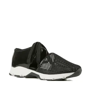 All Black Damen Beeindruckende Mesh-Sneaker in Schwarz