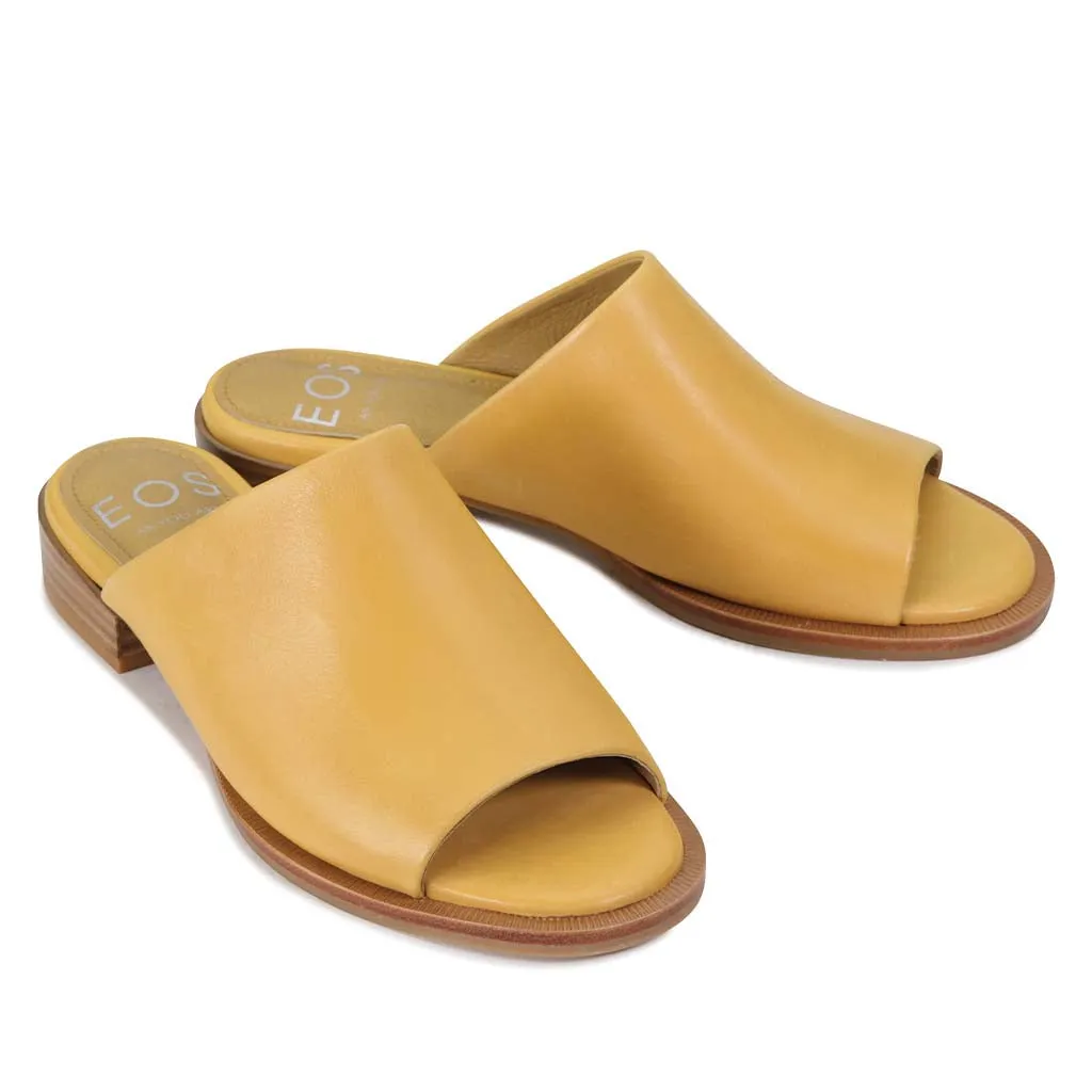 ALLA LEDER-SLIDES SANDALEN