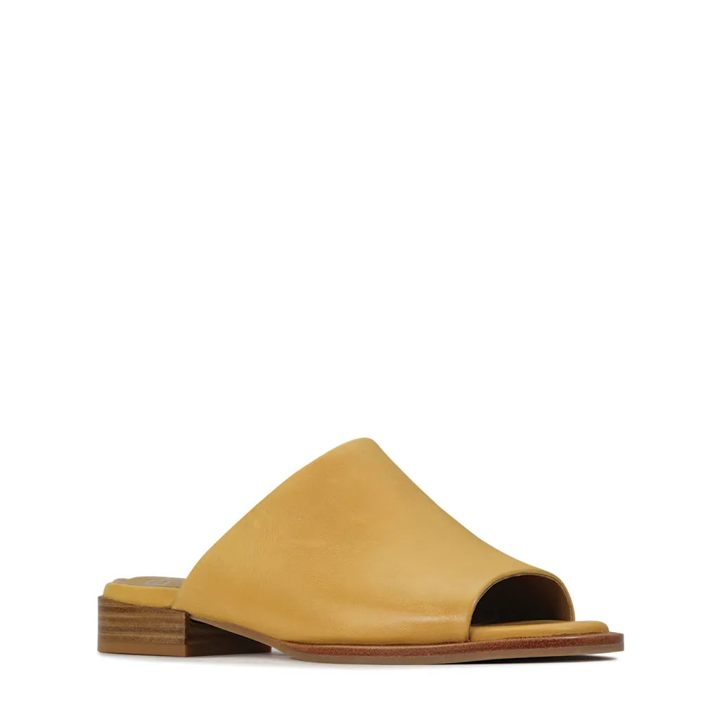 ALLA LEDER-SLIDES SANDALEN