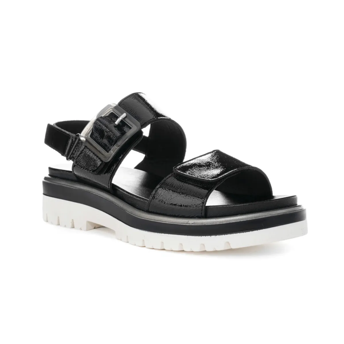 Ara Damen Marbella Lackleder in Schwarz