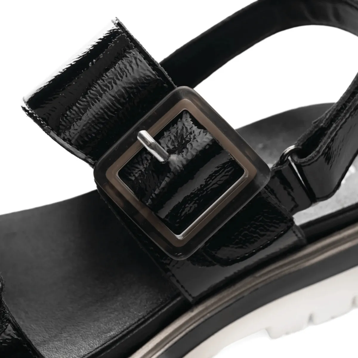Ara Damen Marbella Lackleder in Schwarz