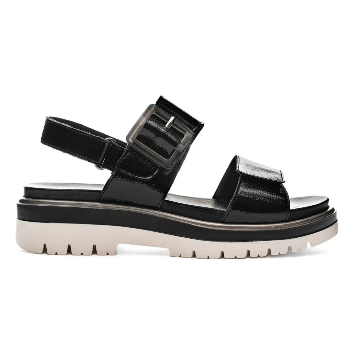 Ara Damen Marbella Lackleder in Schwarz