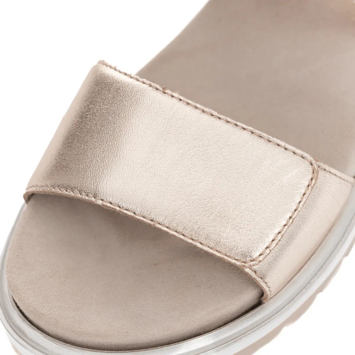Ara Damen Marbella Sand Metallik Leder