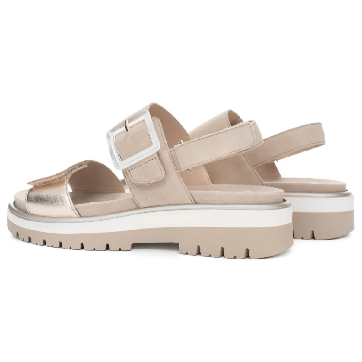 Ara Damen Marbella Sand Metallik Leder