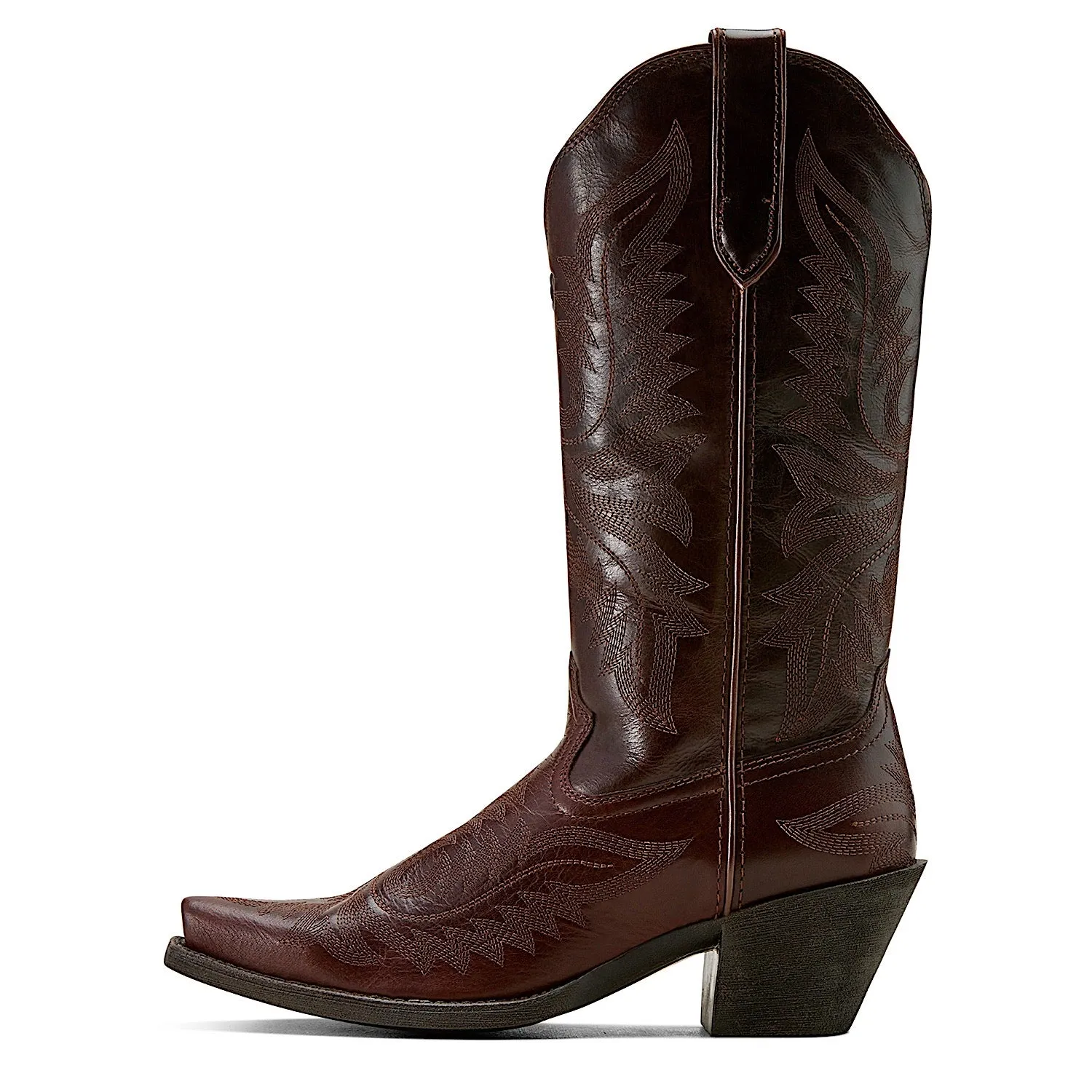 Ariat Damen Round Up Collins Western Stiefel - Mahagoni Ariat Schuhe