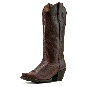 Ariat Damen Round Up Collins Western Stiefel - Mahagoni Ariat Schuhe