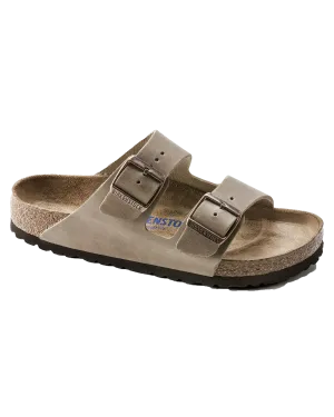 Arizona Öl-Leder Sandalen in Tabakbraun