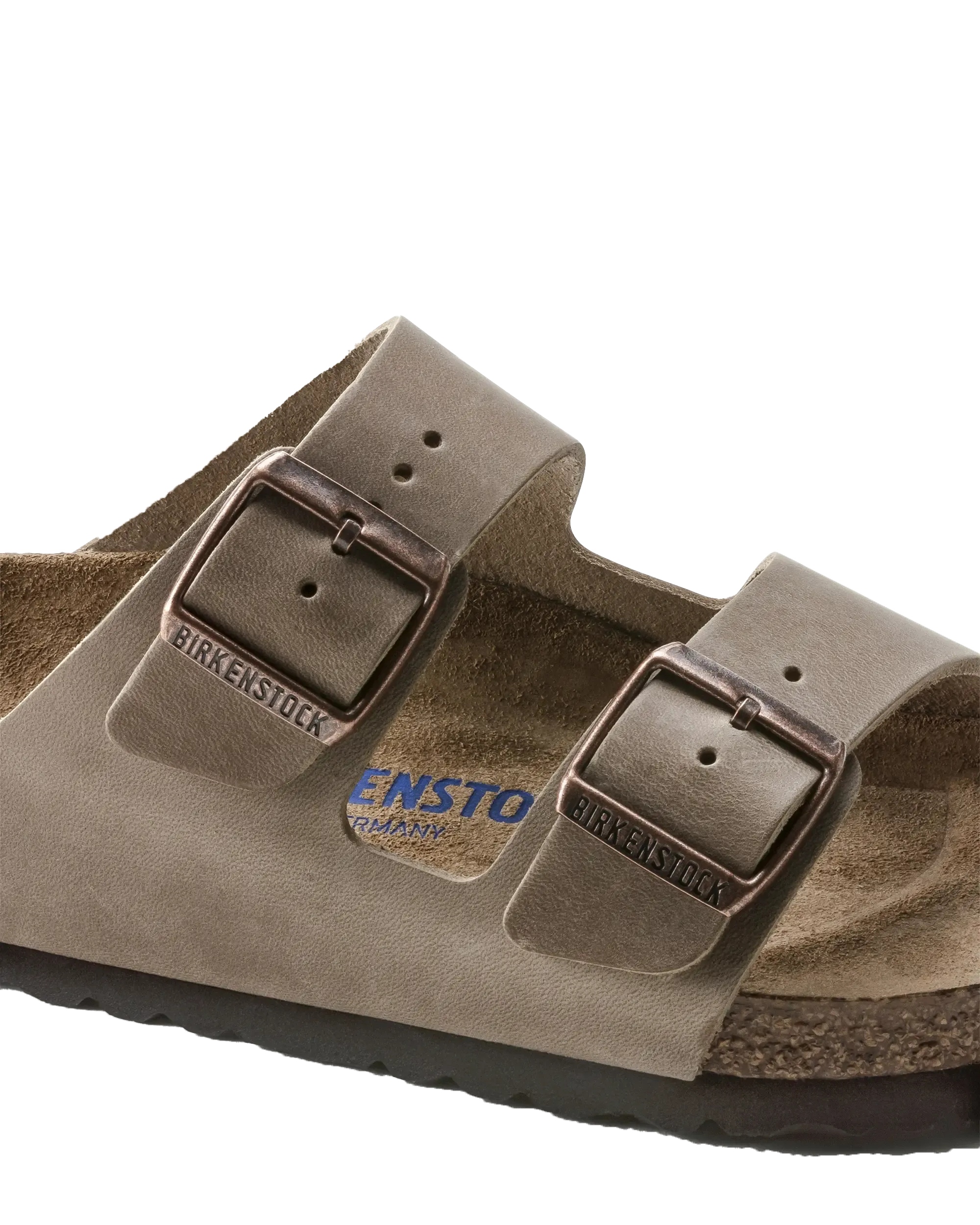 Arizona Öl-Leder Sandalen in Tabakbraun
