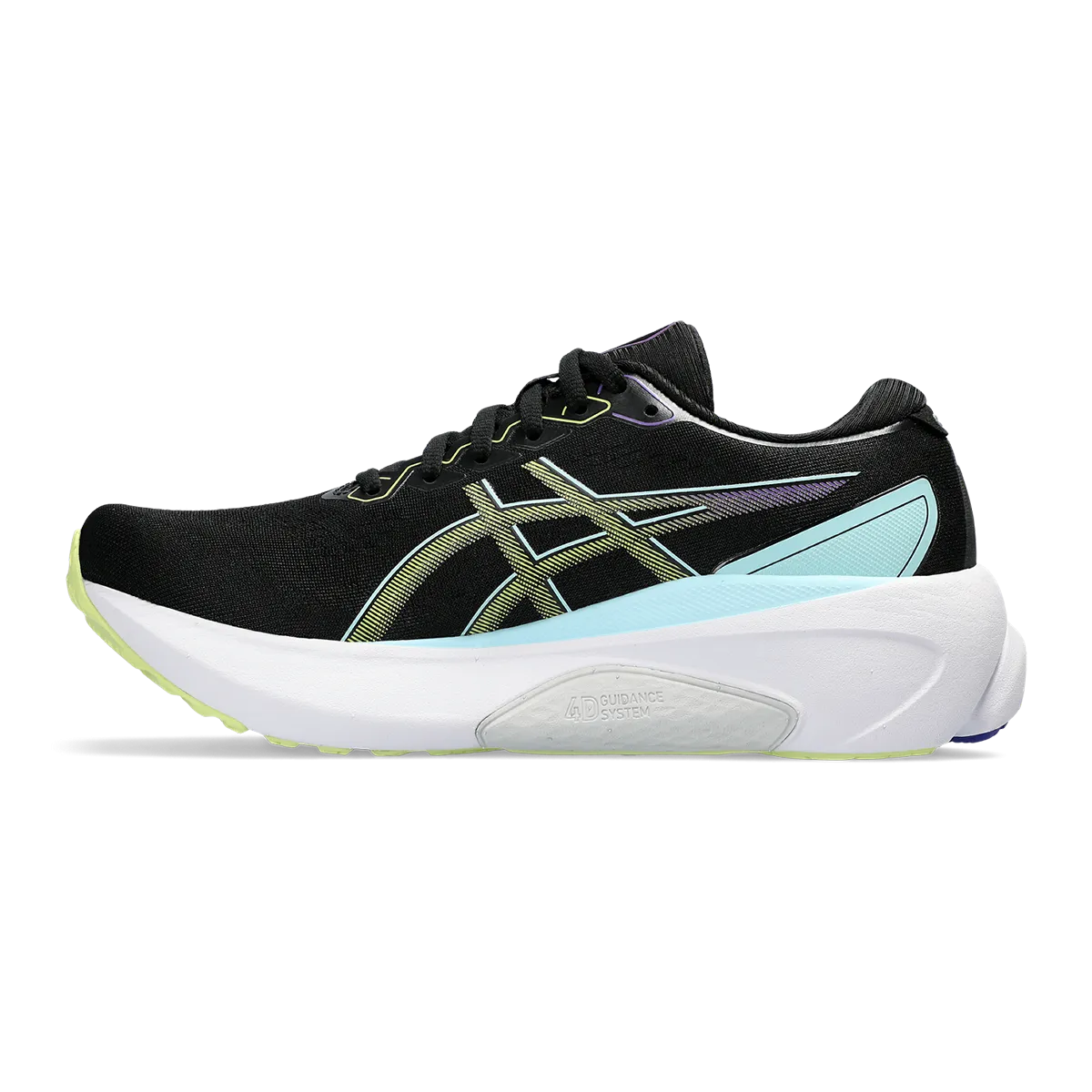 Asics Gel Kayano 30 - Schwarz - Leuchtgelb