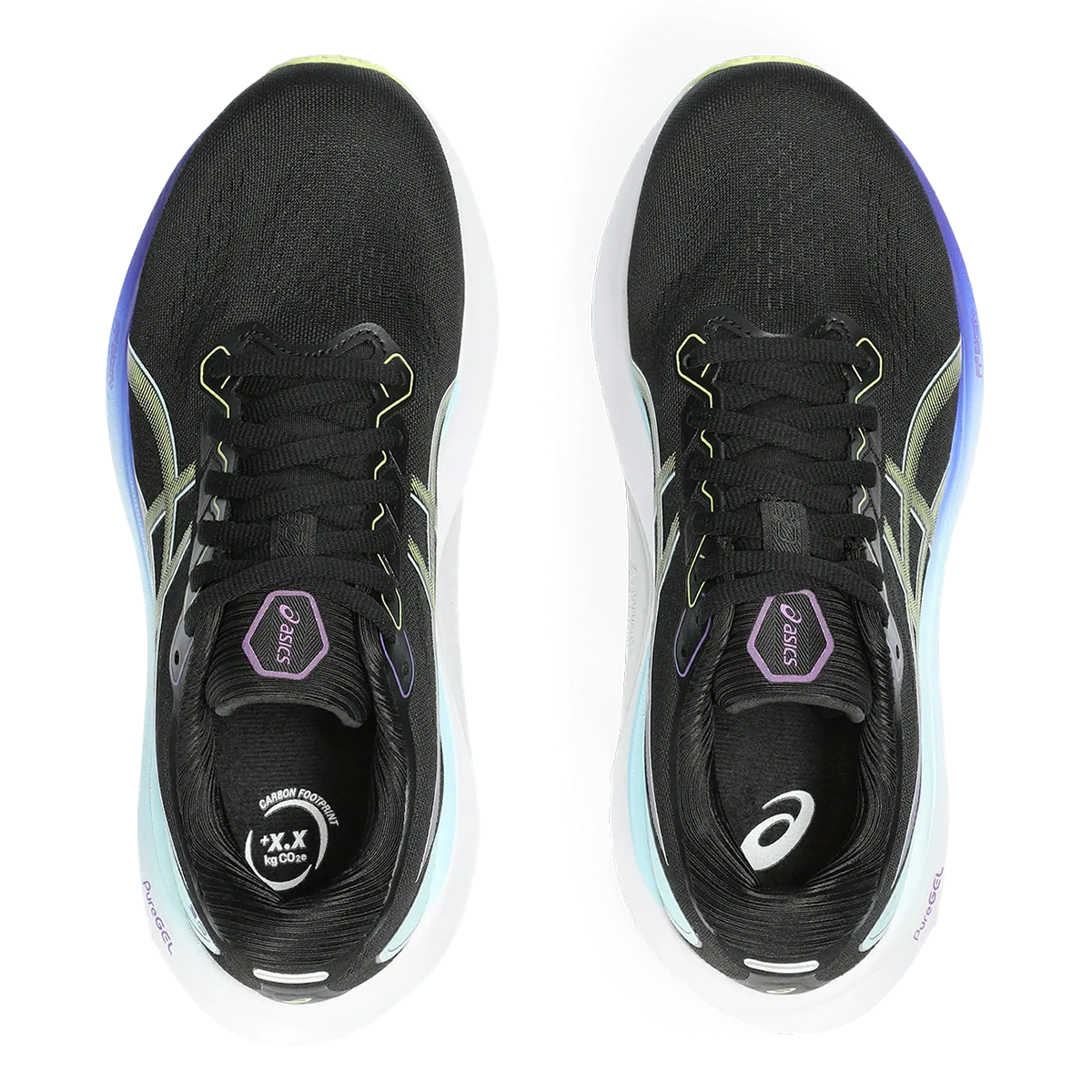 Asics Gel Kayano 30 - Schwarz - Leuchtgelb