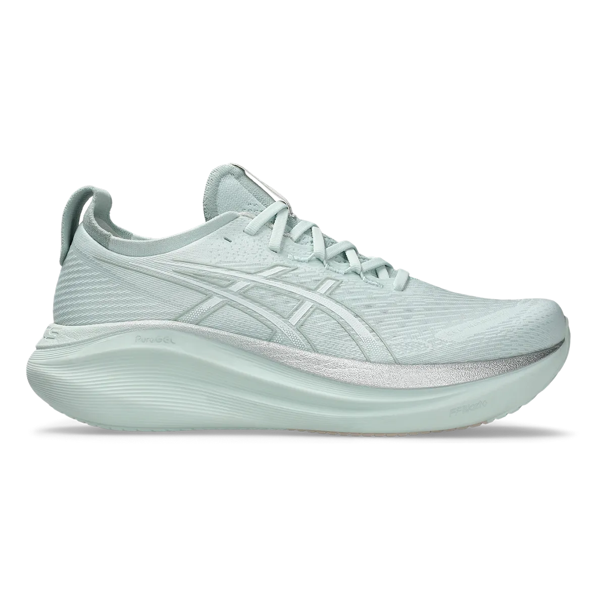 Asics Gel Nimbus 27 Reines Aqua - Weiß