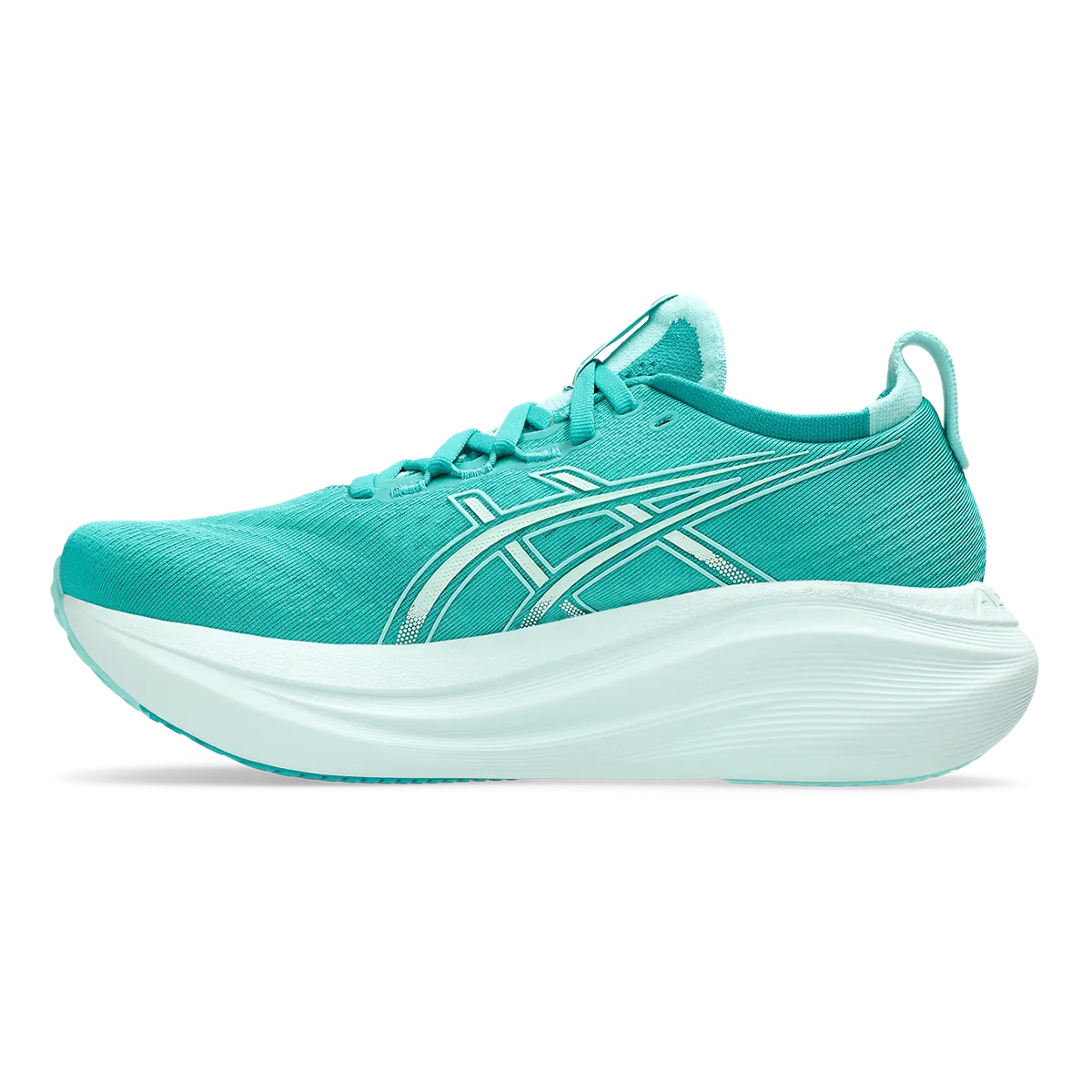 Asics Gel Nimbus 27 Welle Petrol - Leuchtendes Minzgrün