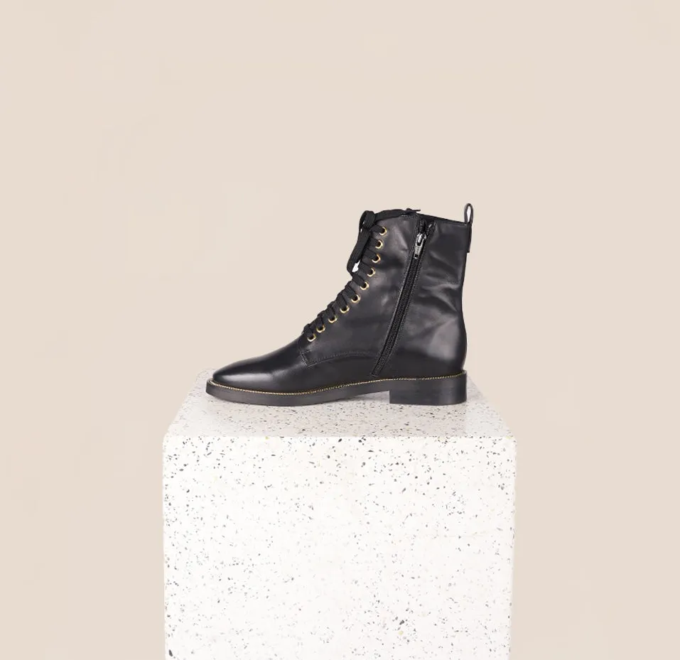Asti Due - Leder in Schwarz