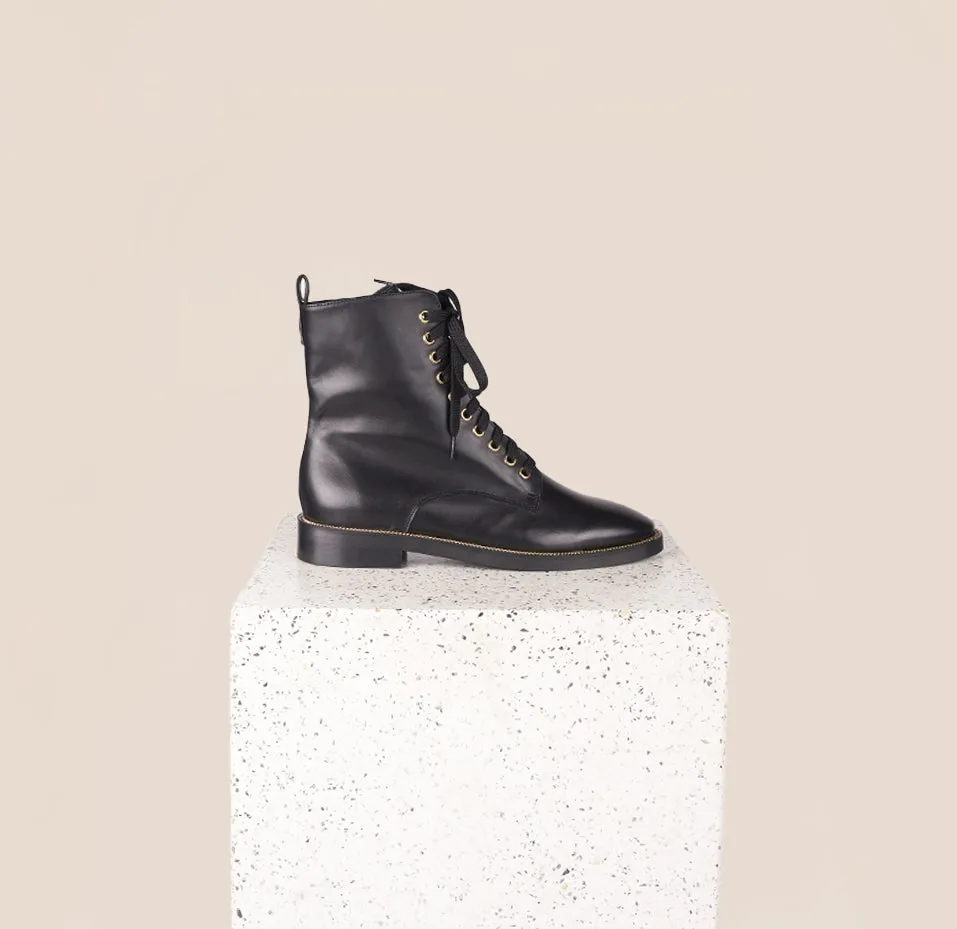 Asti Due - Leder in Schwarz