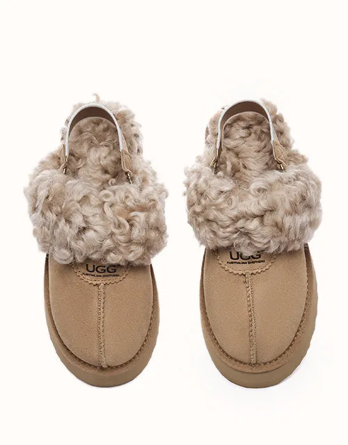 AUSTRALIAN SHEPHERD® Waffel-Locken-Plattform UGG-Schuhe