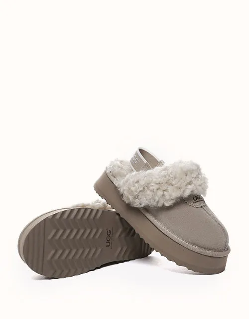 AUSTRALIAN SHEPHERD® Waffel-Locken-Plattform UGG-Schuhe