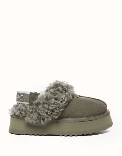 AUSTRALIAN SHEPHERD® Waffel-Locken-Plattform UGG-Schuhe