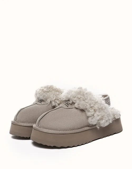 AUSTRALIAN SHEPHERD® Waffel-Locken-Plattform UGG-Schuhe