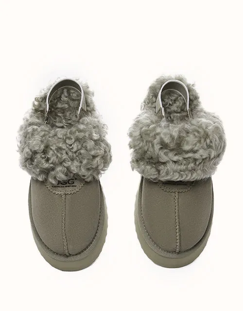 AUSTRALIAN SHEPHERD® Waffel-Locken-Plattform UGG-Schuhe