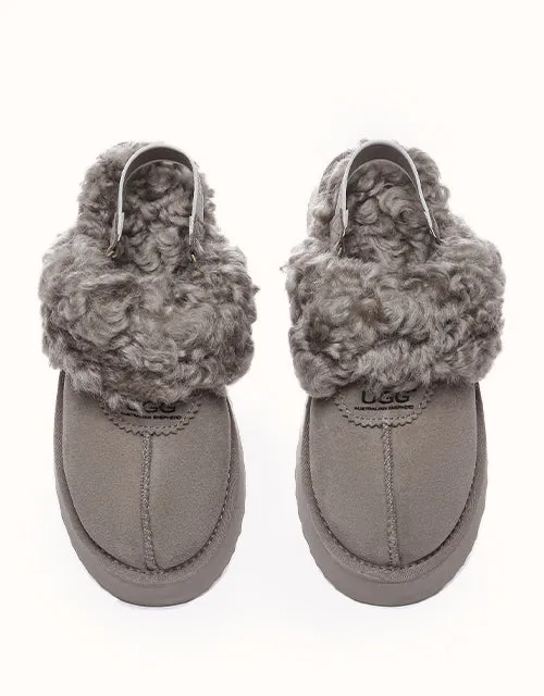 AUSTRALIAN SHEPHERD® Waffel-Locken-Plattform UGG-Schuhe