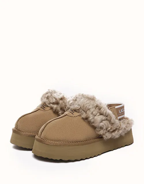 AUSTRALIAN SHEPHERD® Waffel-Locken-Plattform UGG-Schuhe