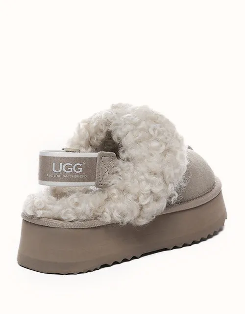AUSTRALIAN SHEPHERD® Waffel-Locken-Plattform UGG-Schuhe