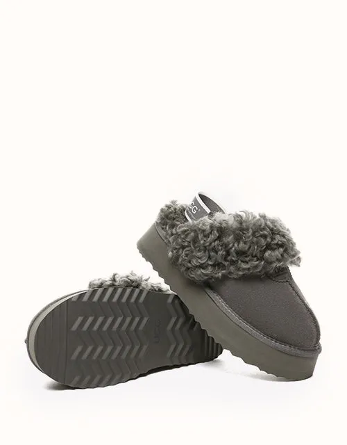 AUSTRALIAN SHEPHERD® Waffel-Locken-Plattform UGG-Schuhe