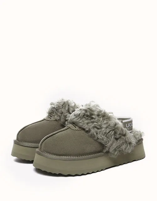 AUSTRALIAN SHEPHERD® Waffel-Locken-Plattform UGG-Schuhe