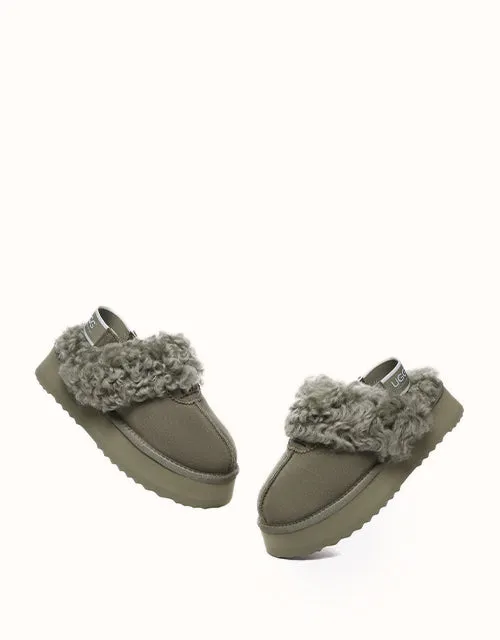 AUSTRALIAN SHEPHERD® Waffel-Locken-Plattform UGG-Schuhe