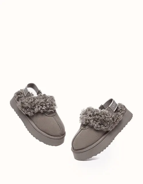 AUSTRALIAN SHEPHERD® Waffel-Locken-Plattform UGG-Schuhe