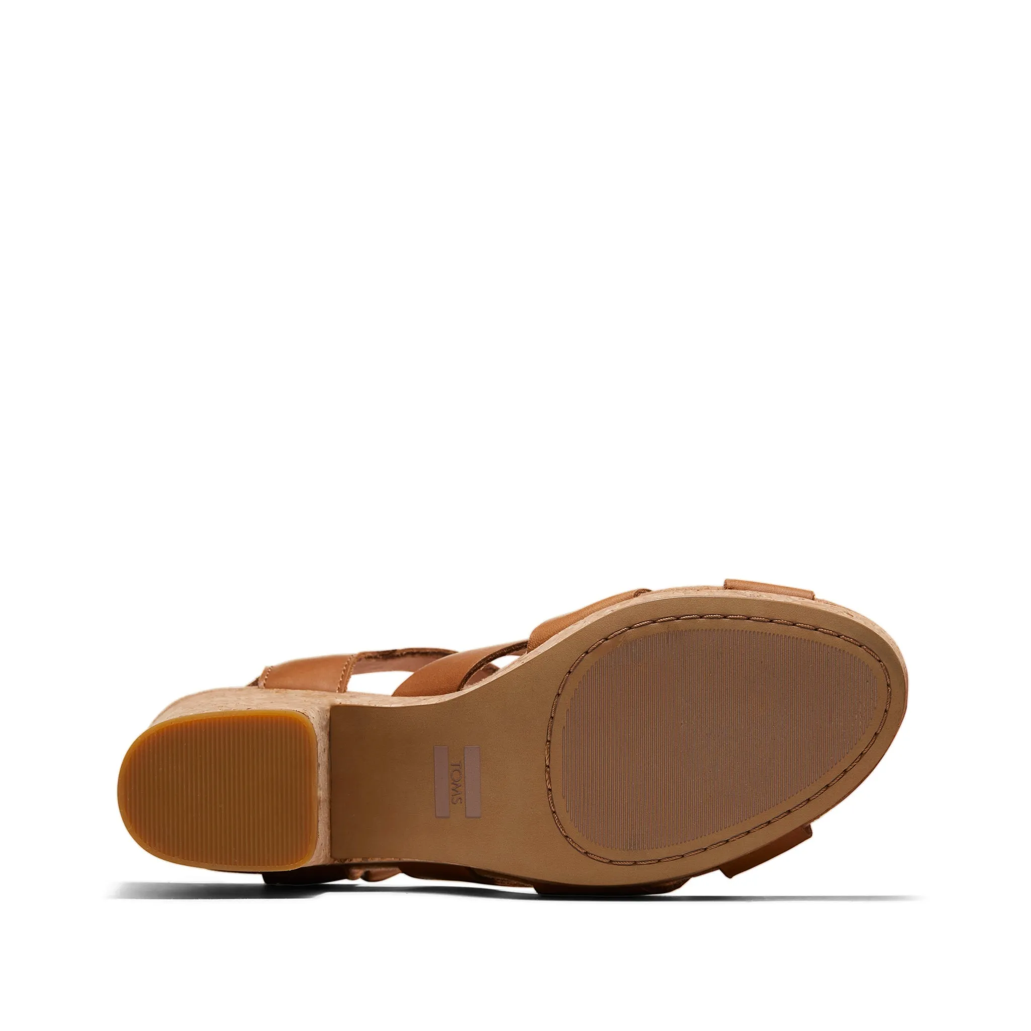 Ava Leder-Sandalette in Braun