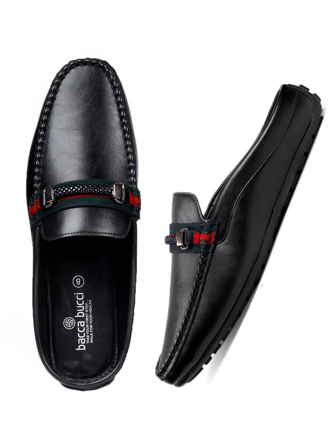 Bacca Bucci JAMBOREE Mode-Mules/Clogs/Rückenfreie Loafers für Party/Reisen/Büro