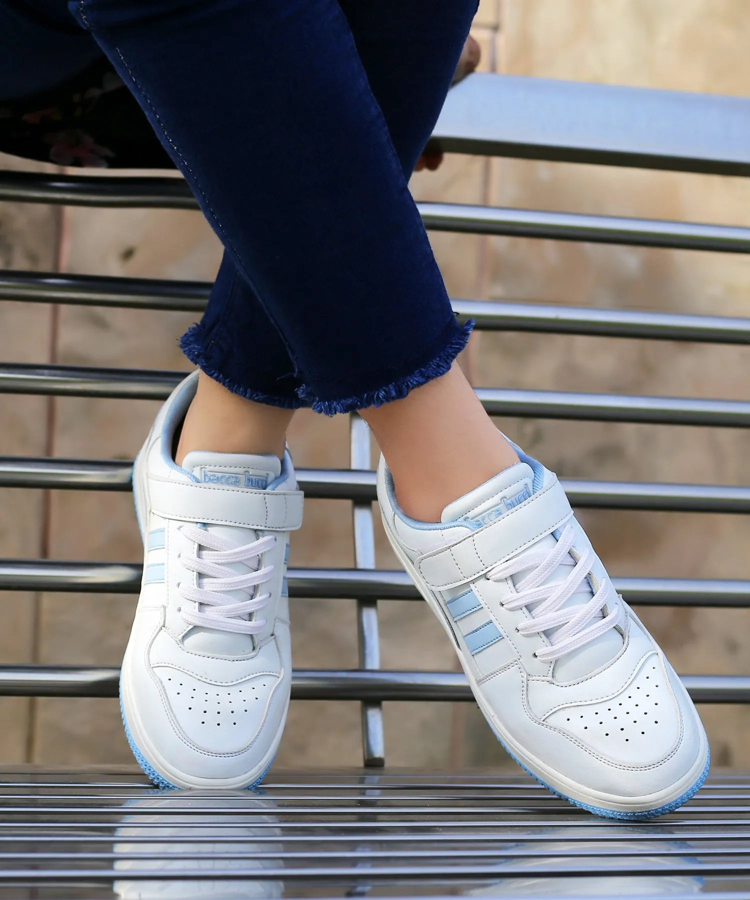 Bacca Bucci PHOENIX Low-Top Modische Damen-Sneakers mit Klettverschluss