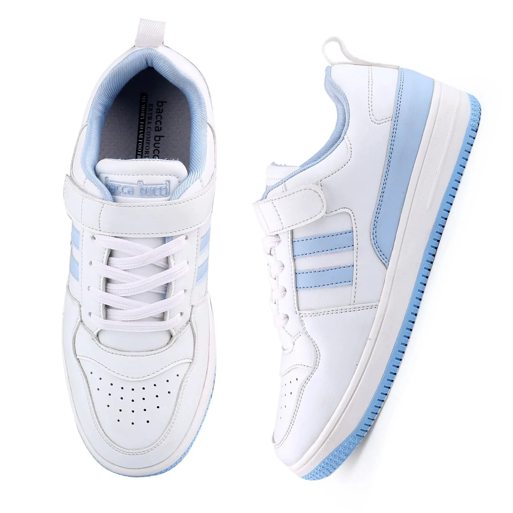 Bacca Bucci PHOENIX Low-Top Modische Damen-Sneakers mit Klettverschluss