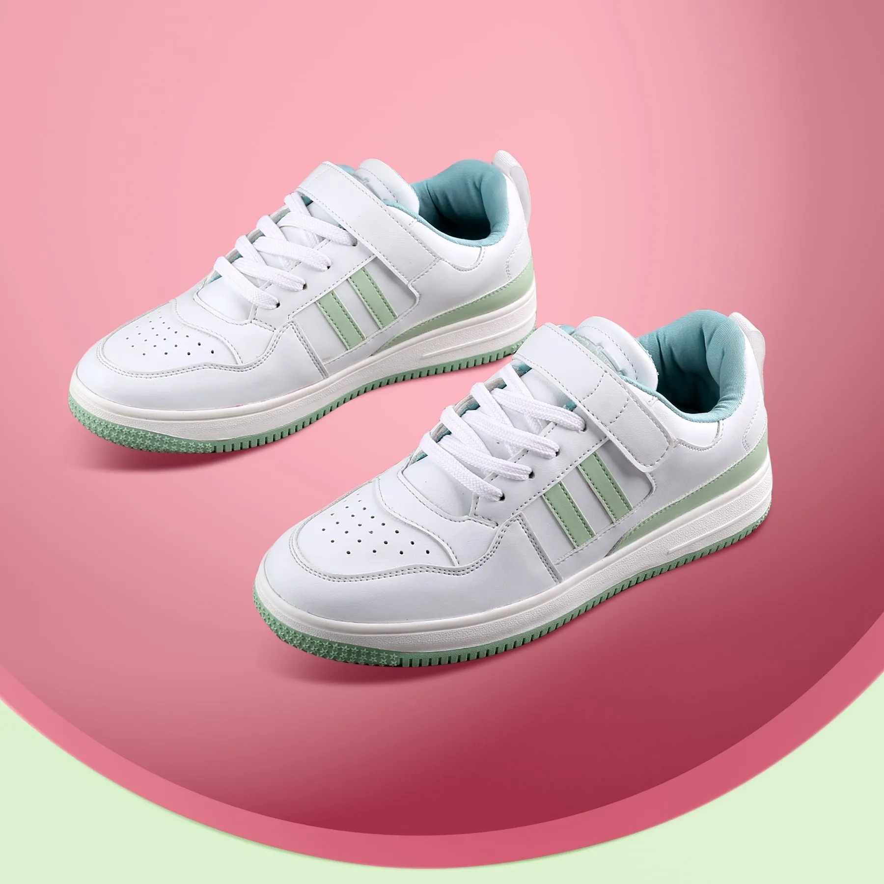 Bacca Bucci PHOENIX Low-Top Modische Damen-Sneakers mit Klettverschluss