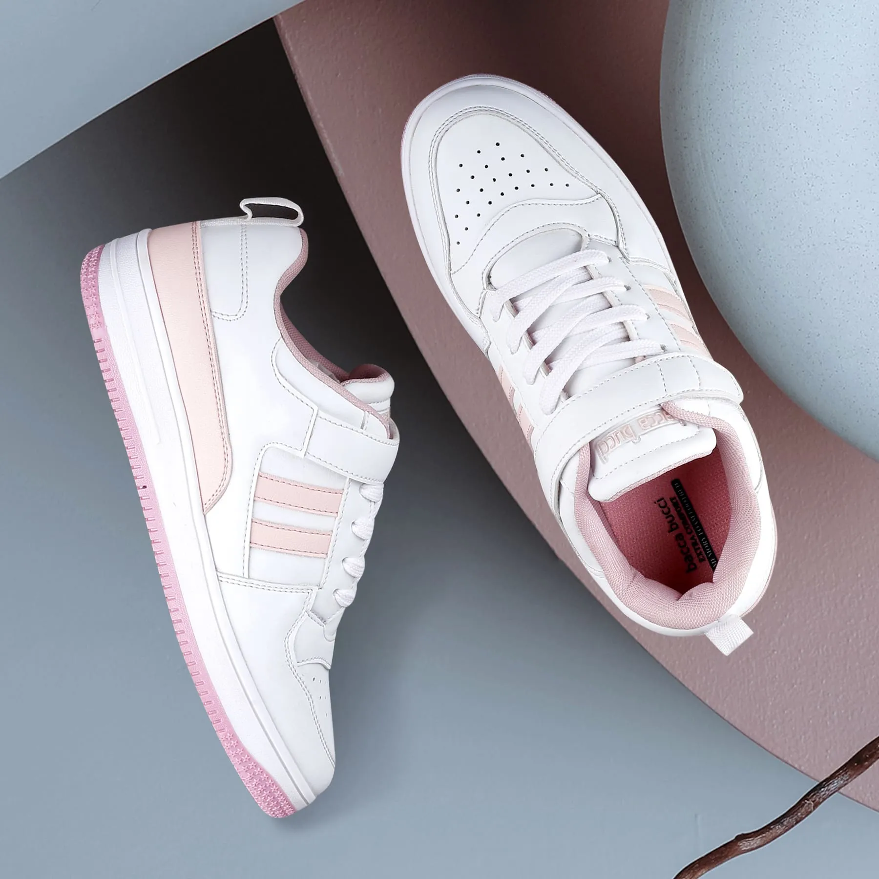Bacca Bucci PHOENIX Low-Top Modische Damen-Sneakers mit Klettverschluss