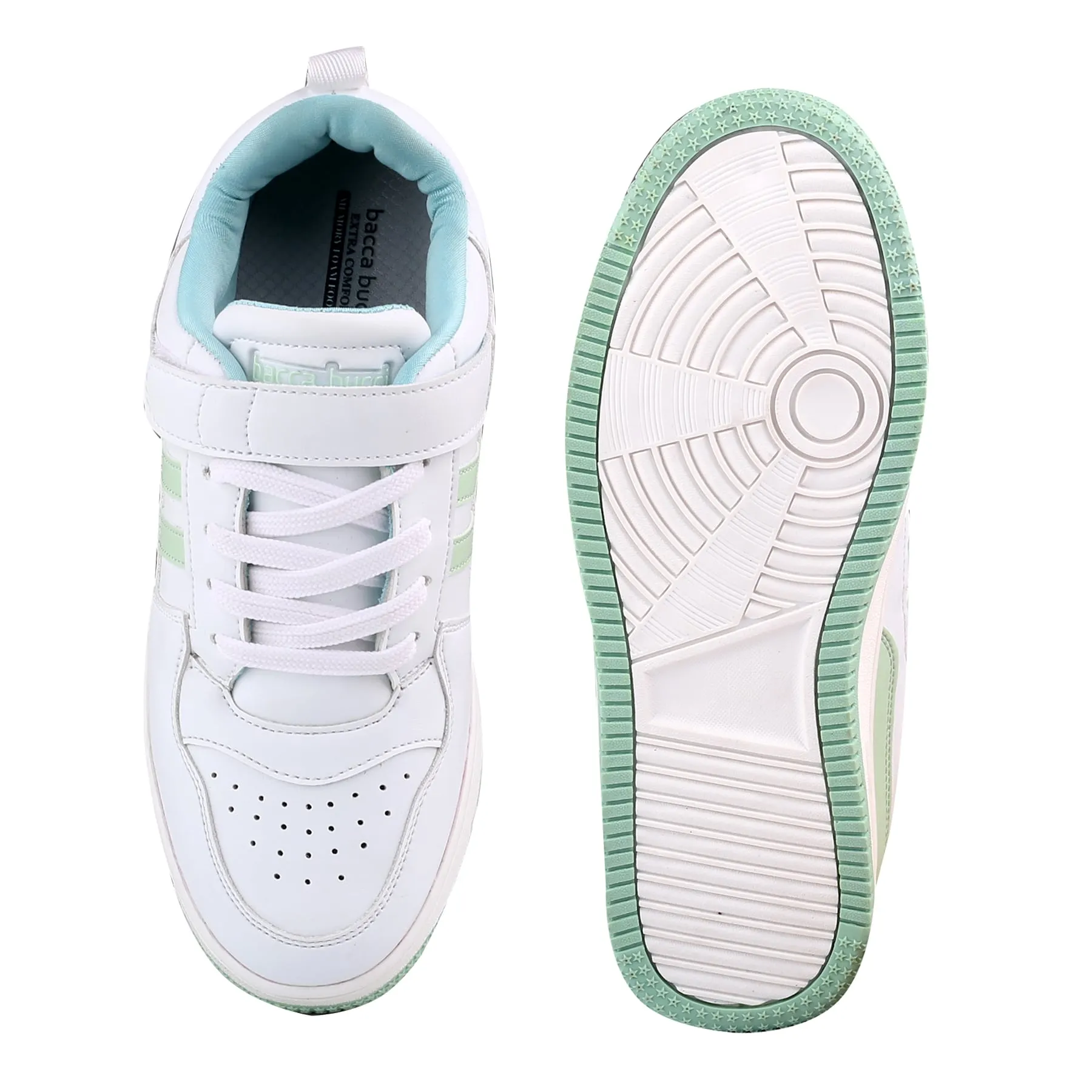 Bacca Bucci PHOENIX Low-Top Modische Damen-Sneakers mit Klettverschluss